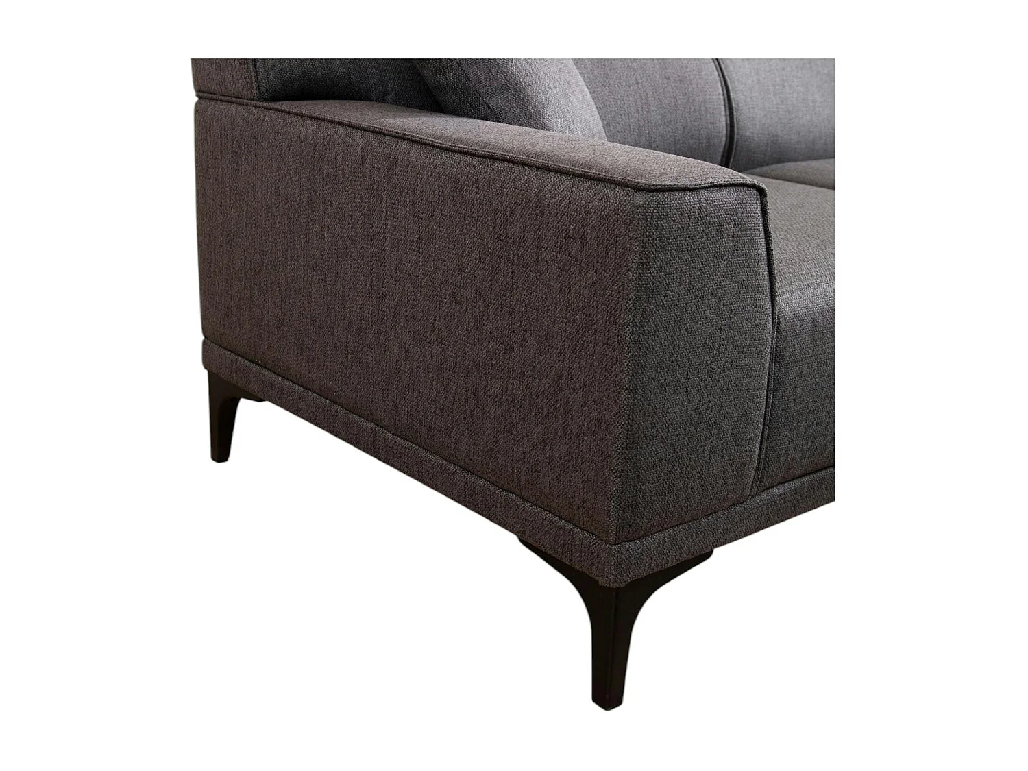 Canapé d'angle gris anthracite - côté droit ORSAY