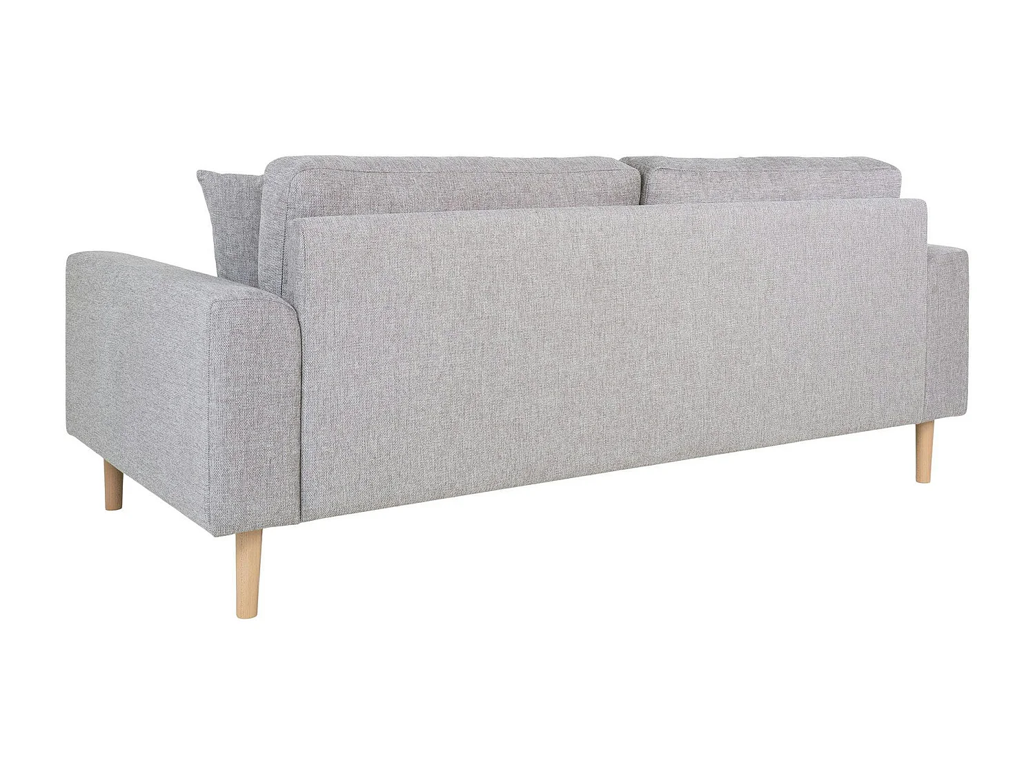 Canapé 2 places 1/2 gris clair 180 cm AMSTERDAM