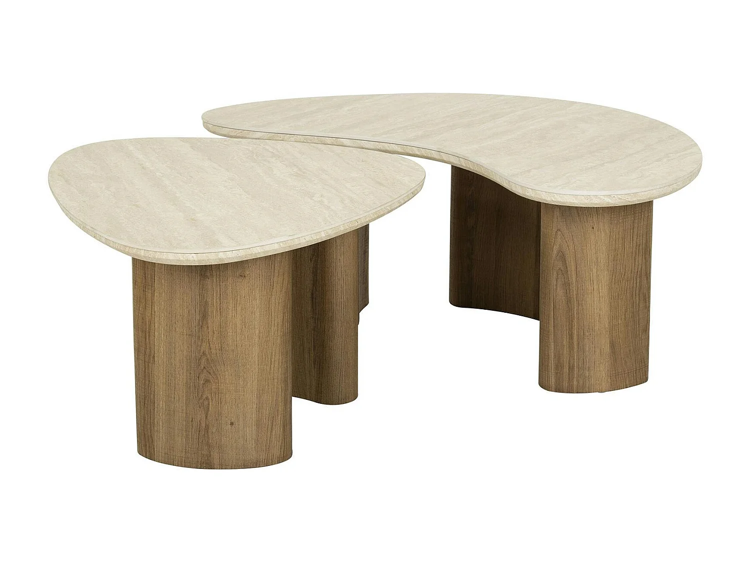 Table de salon contemporaine (ensemble de 2) ASCOLI