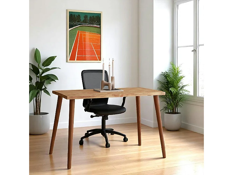 Petit bureau en bois clair - style moderne SITIA