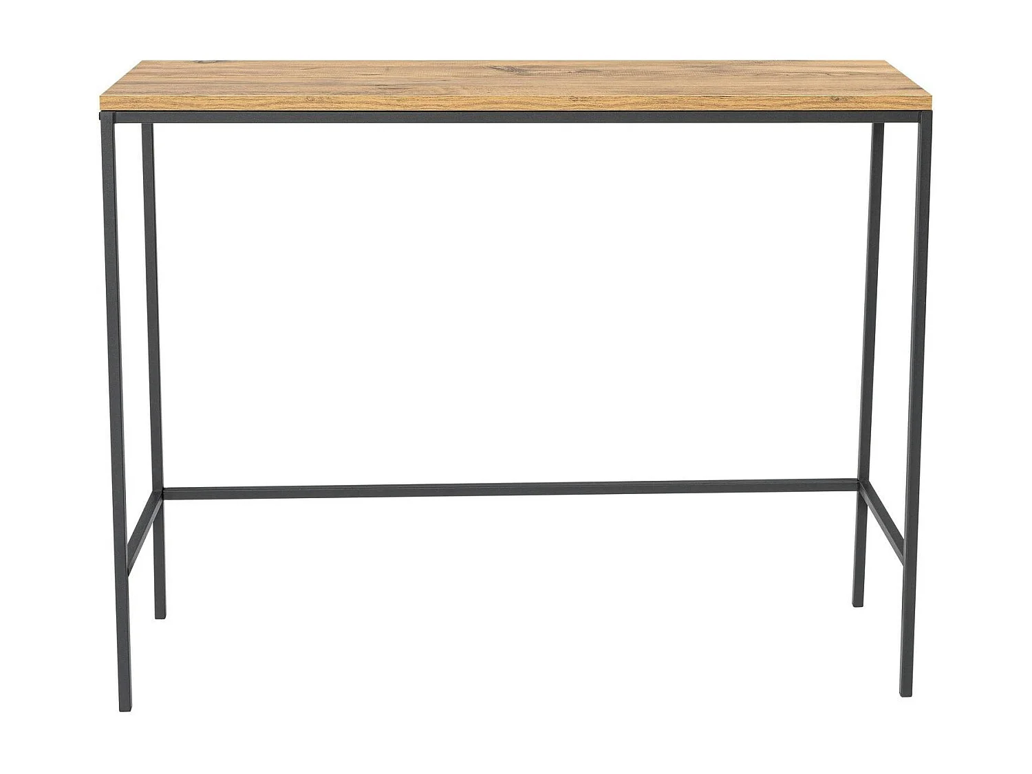 Console d'entrée moderne - plateau effet bois JENA