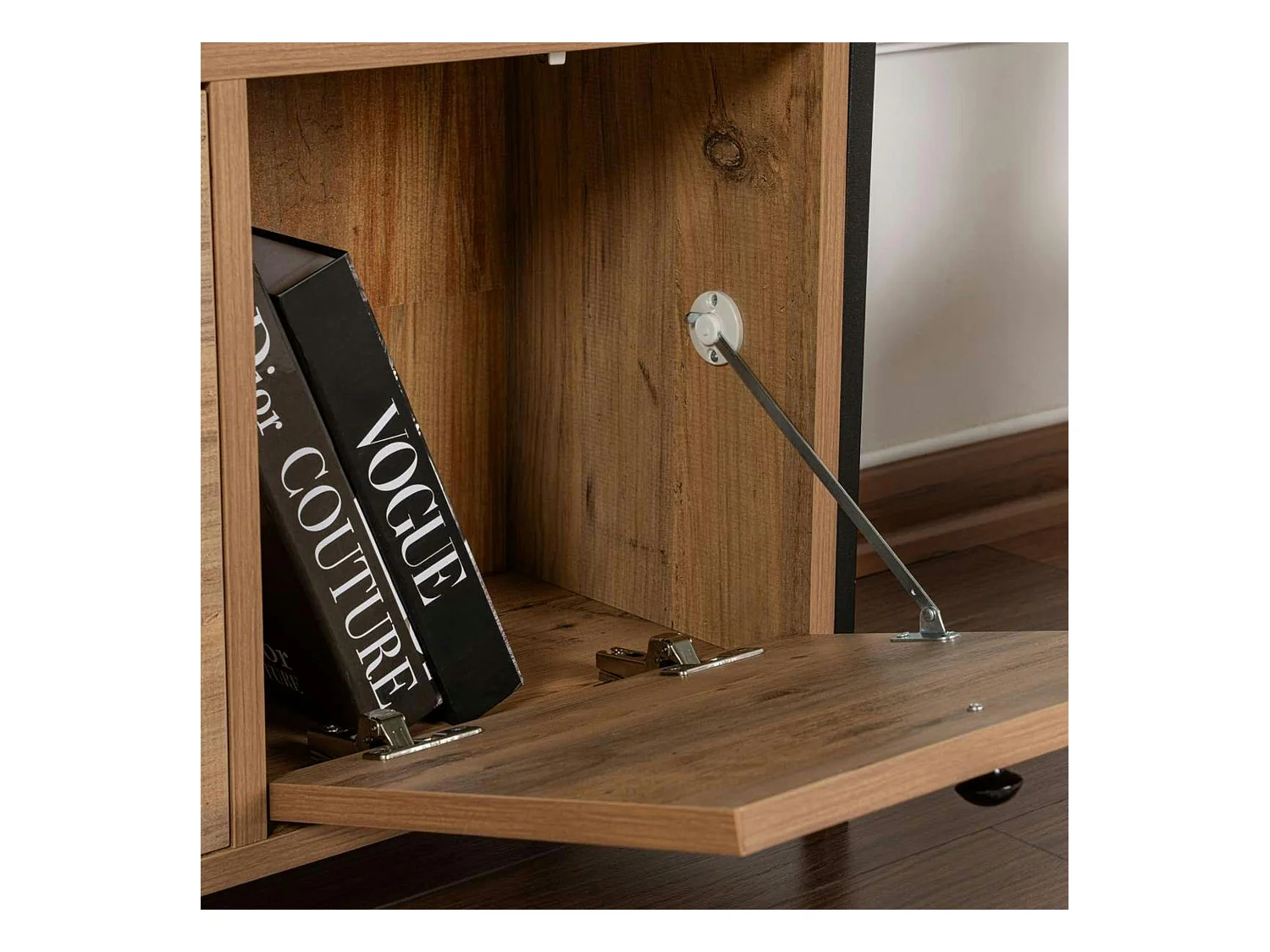 Console d'entrée avec rangement - 3 niches JENA