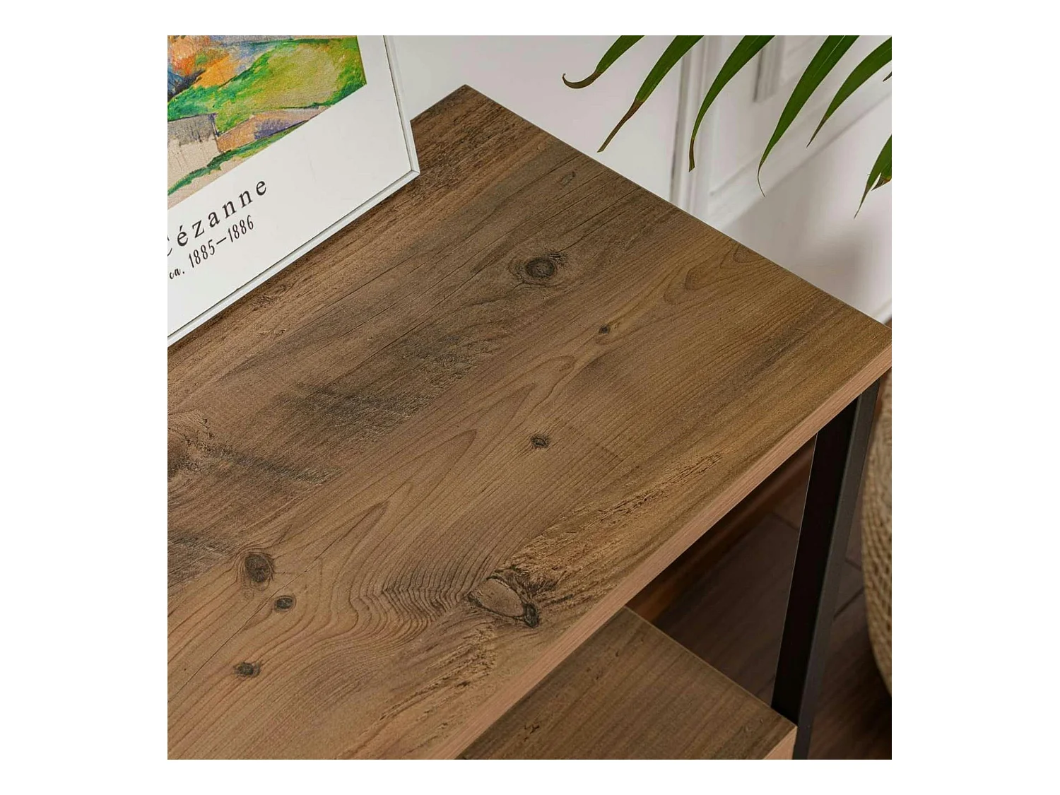 Console d'entrée avec rangement - 3 niches JENA