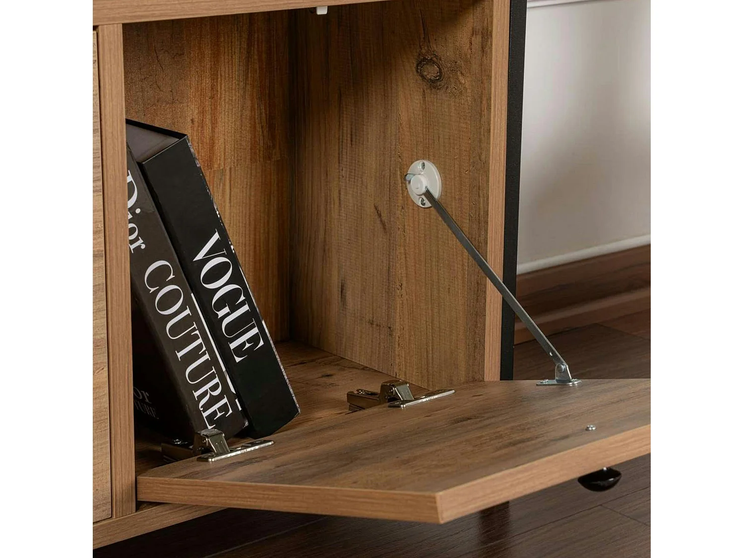 Console d'entrée avec rangement - 3 niches JENA