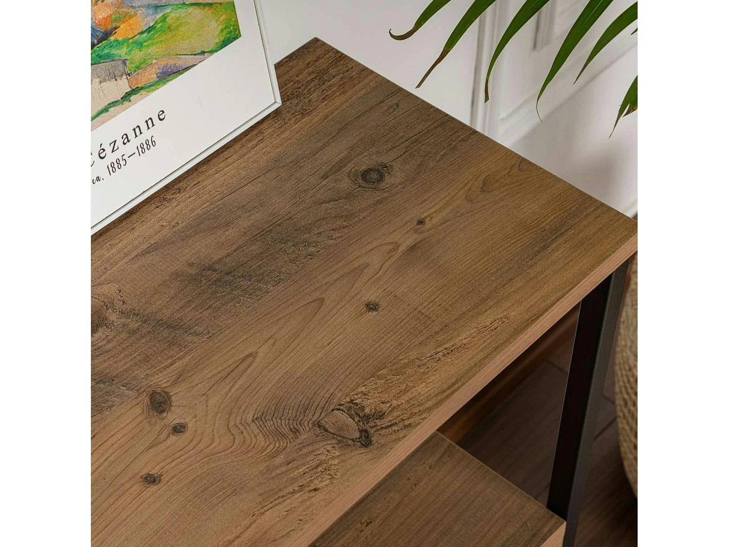 Console d'entrée avec rangement - 3 niches JENA