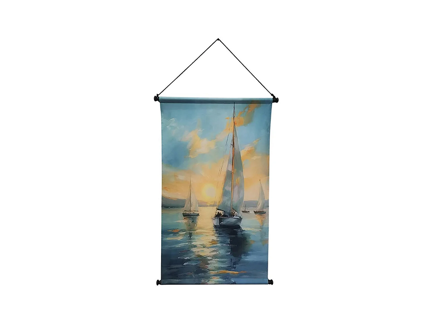 Toile kakemono voiliers 60x90 cm