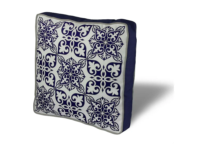 Galette de chaise rembourrée – carreaux de ciment IZMIR