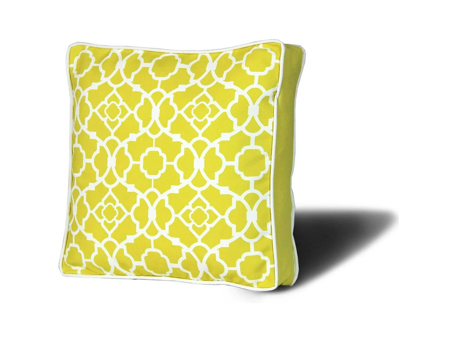 Galette de chaise rembourrée – jaune, motif oriental IZMIR