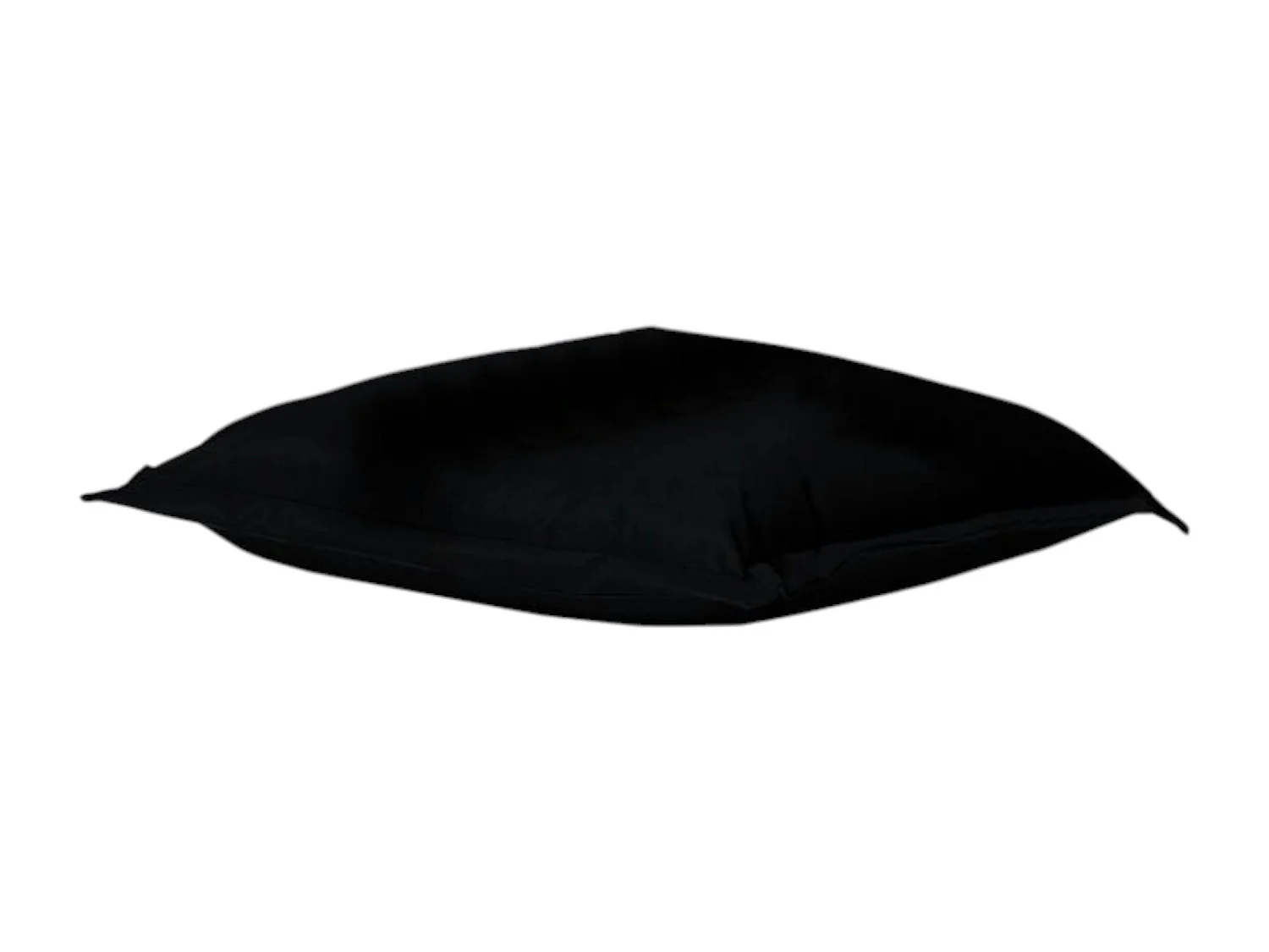 Pouf coussin de sol extérieur imperméable - noir ARTA