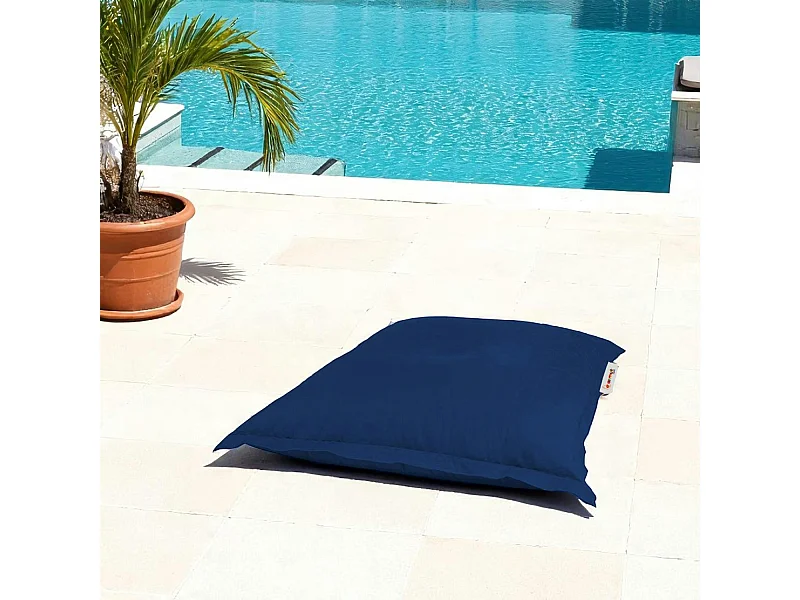 Pouf coussin de sol extérieur bleu foncé - 100 cm ARTA