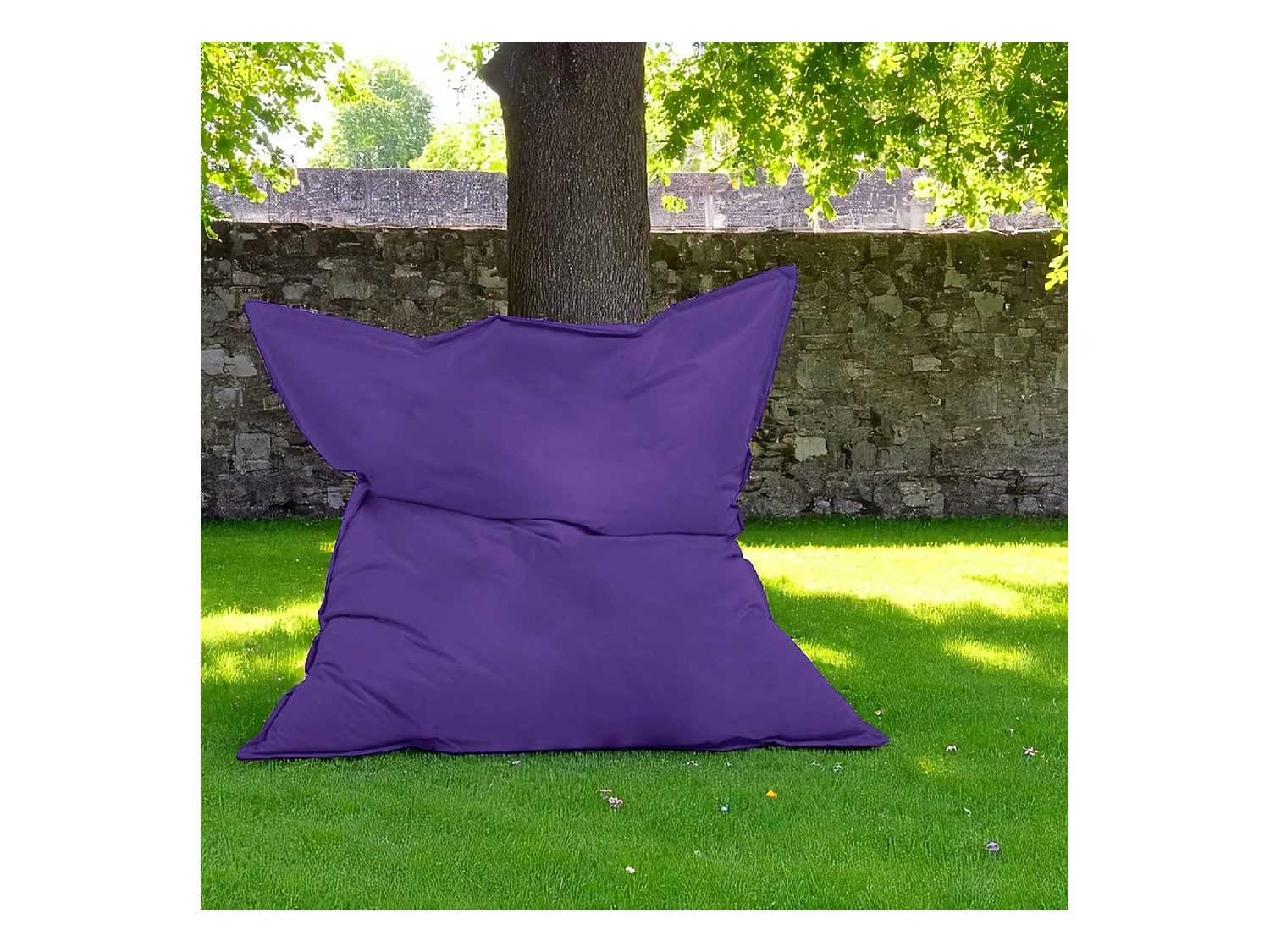 Pouf XXL extérieur violet 180 cm ARTA