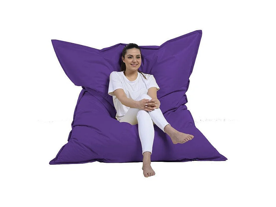 Pouf XXL extérieur violet 180 cm ARTA