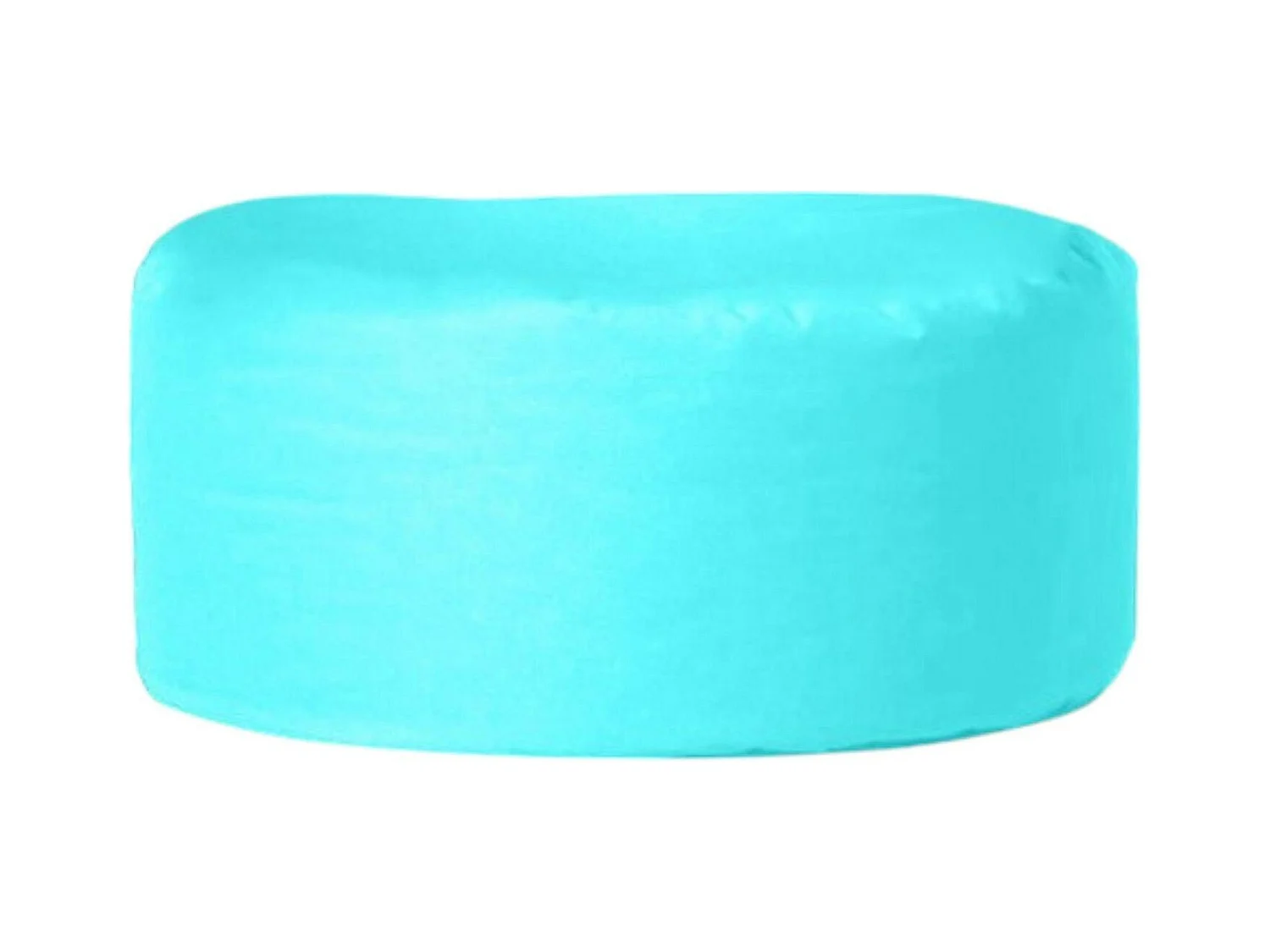Pouf extérieur imperméable turquoise - forme ronde ARTA