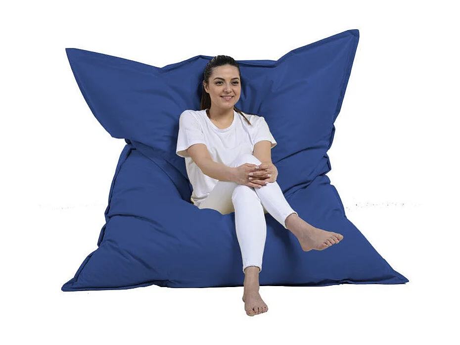 Pouf XXL extérieur bleu 180 cm ARTA