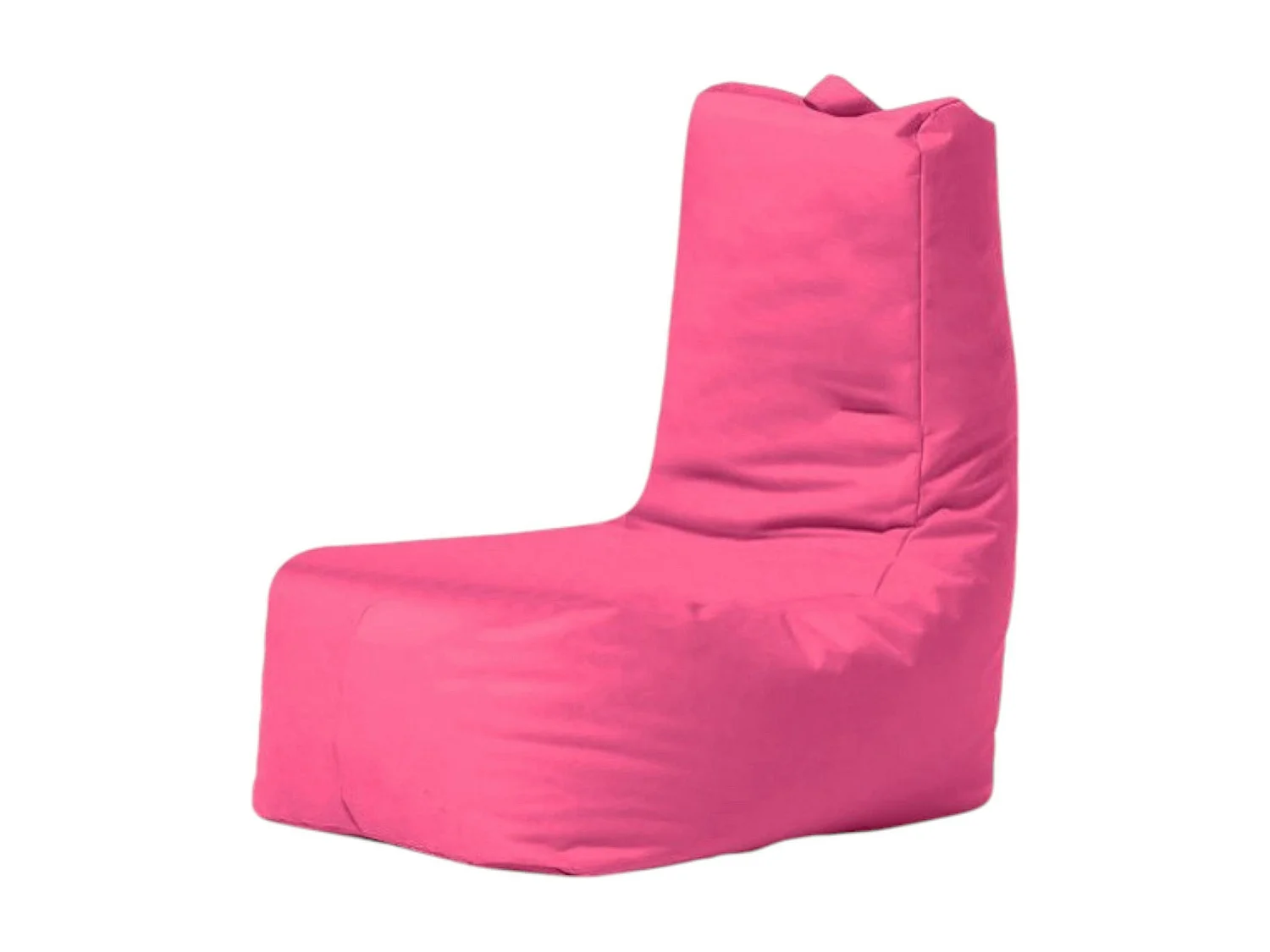 Pouf poire extérieur rose avec poches latérales ARTA