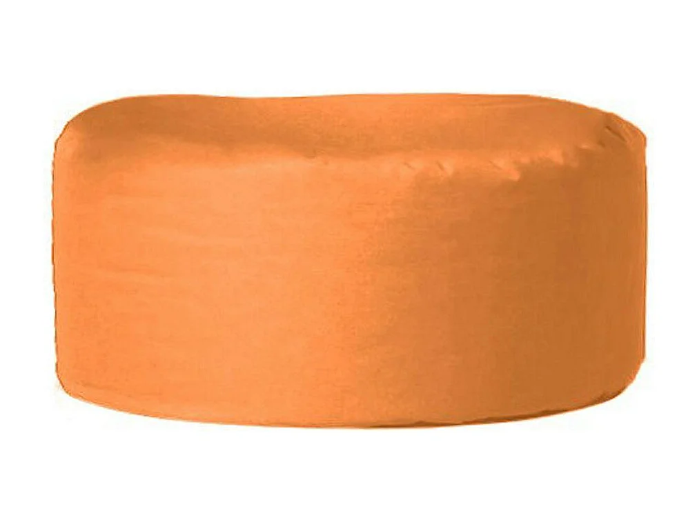 Pouf extérieur imperméable orange - forme ronde ARTA