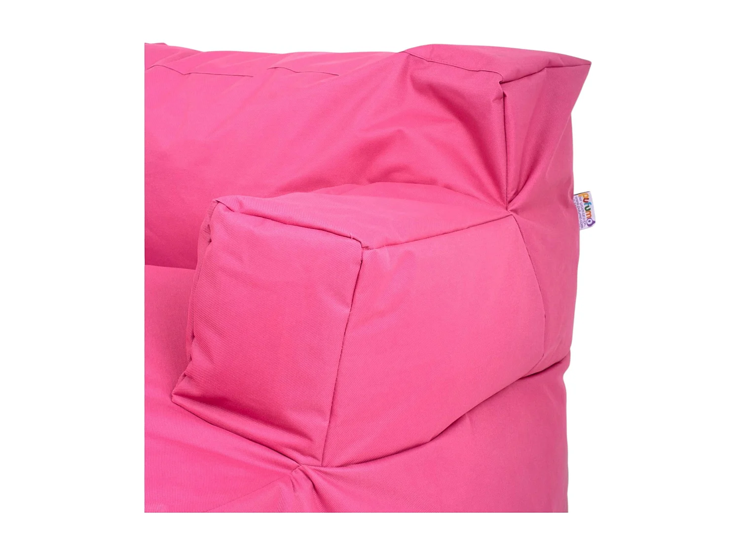 Pouf XXL extérieur avec accoudoirs - rose ARTA