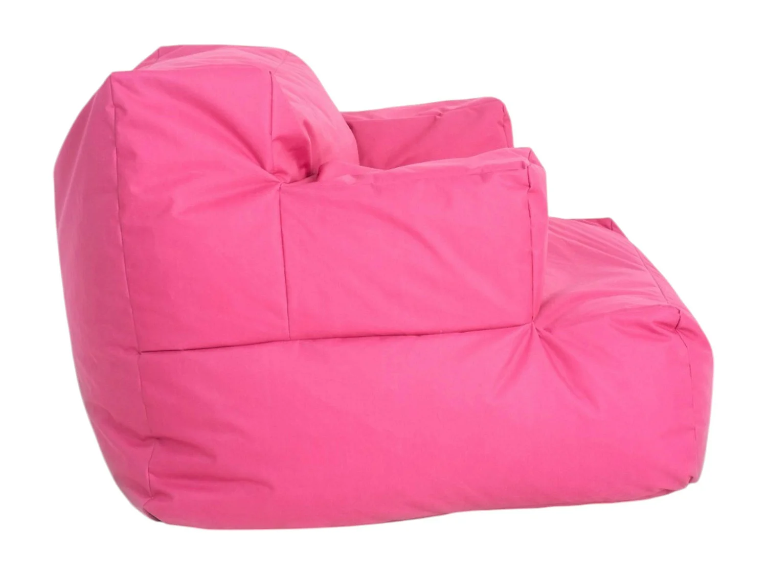 Pouf XXL extérieur avec accoudoirs - rose ARTA