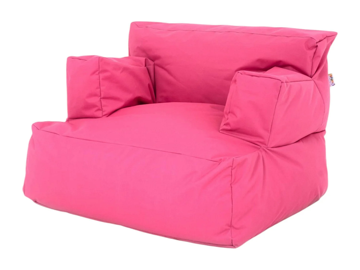 Pouf XXL extérieur avec accoudoirs - rose ARTA