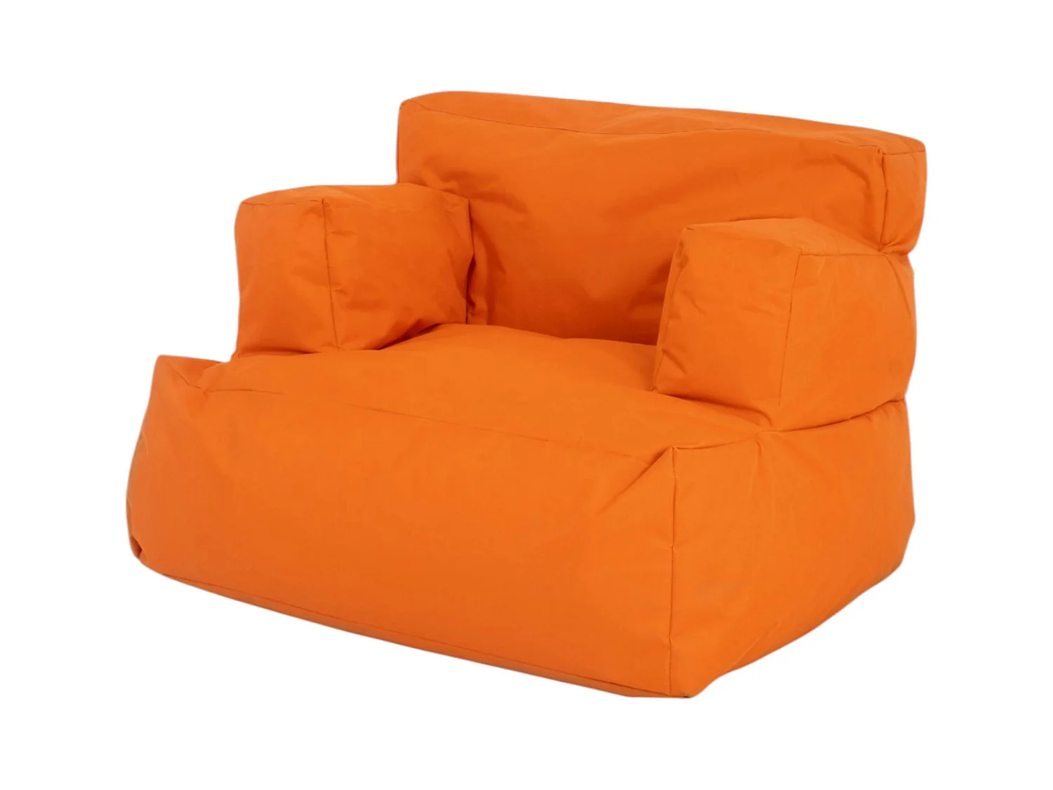 Pouf XXL extérieur avec accoudoirs - orange ARTA