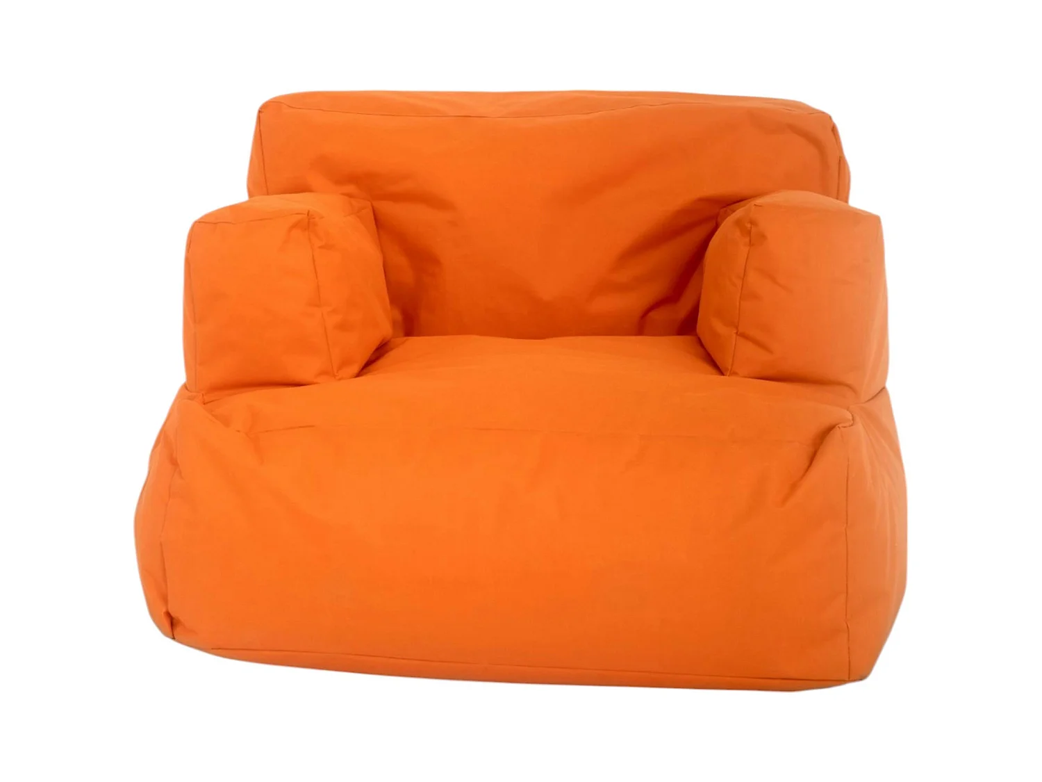 Pouf XXL extérieur avec accoudoirs - orange ARTA