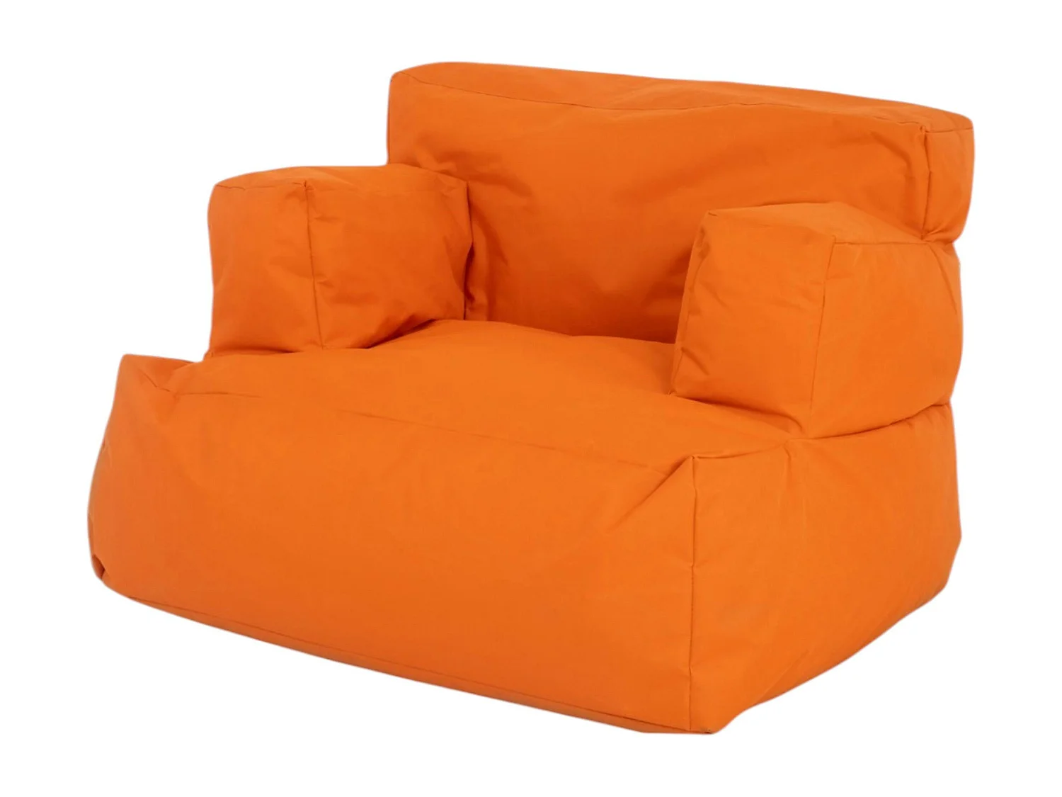 Pouf XXL extérieur avec accoudoirs - orange ARTA