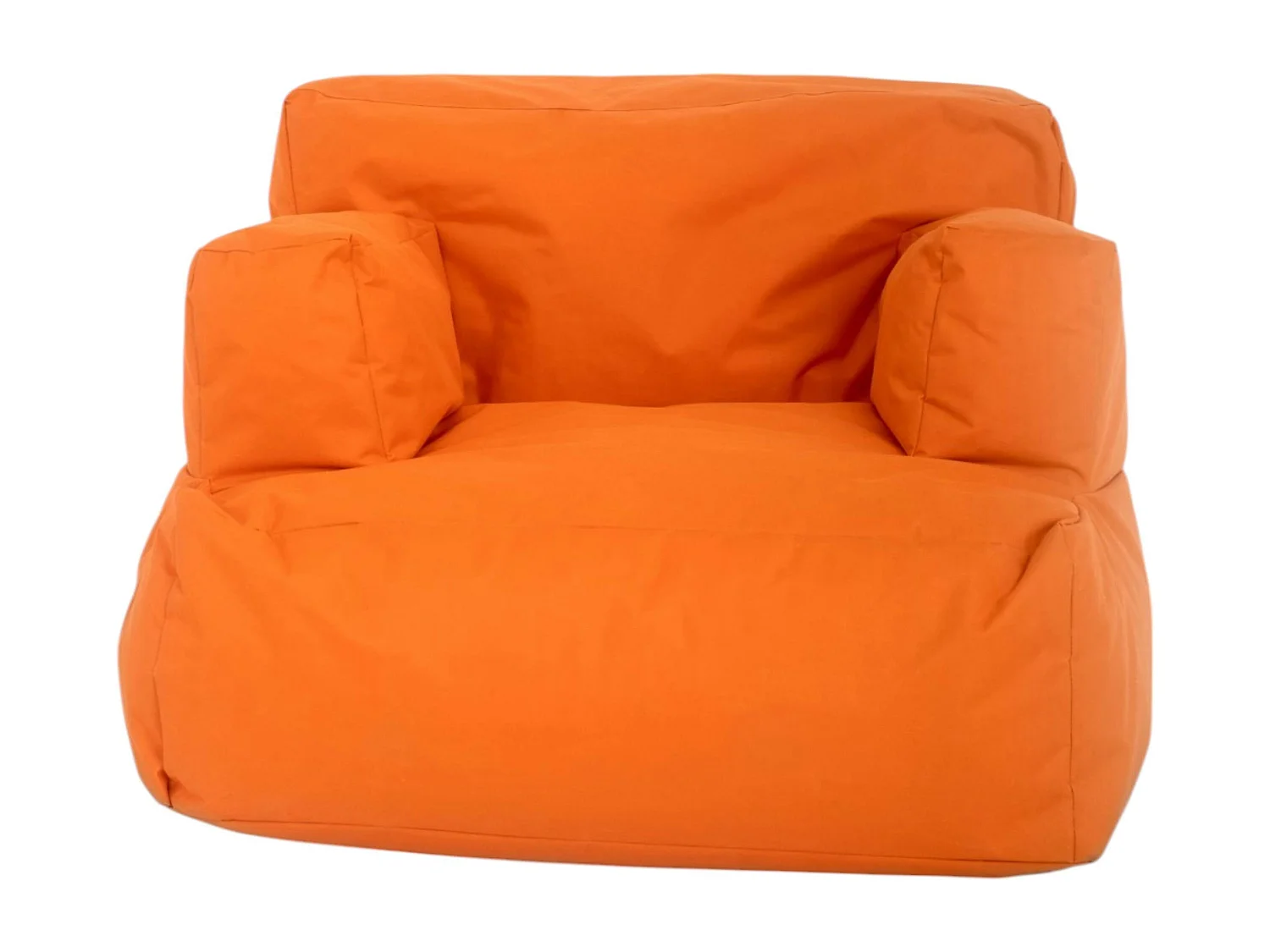 Pouf XXL extérieur avec accoudoirs - orange ARTA