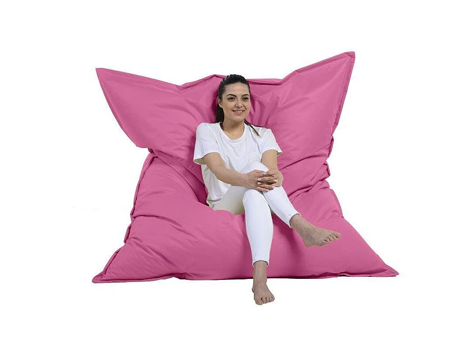 Pouf XXL extérieur rose 180 cm ARTA