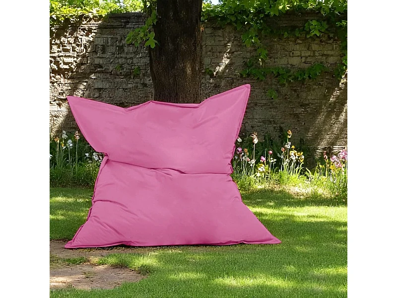 Pouf XXL extérieur rose 180 cm ARTA