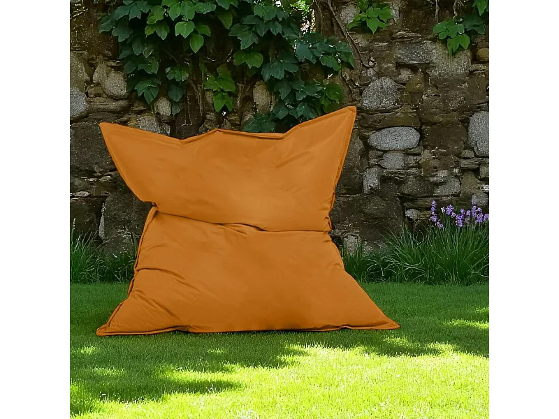 Pouf XXL extérieur orange 180 cm ARTA
