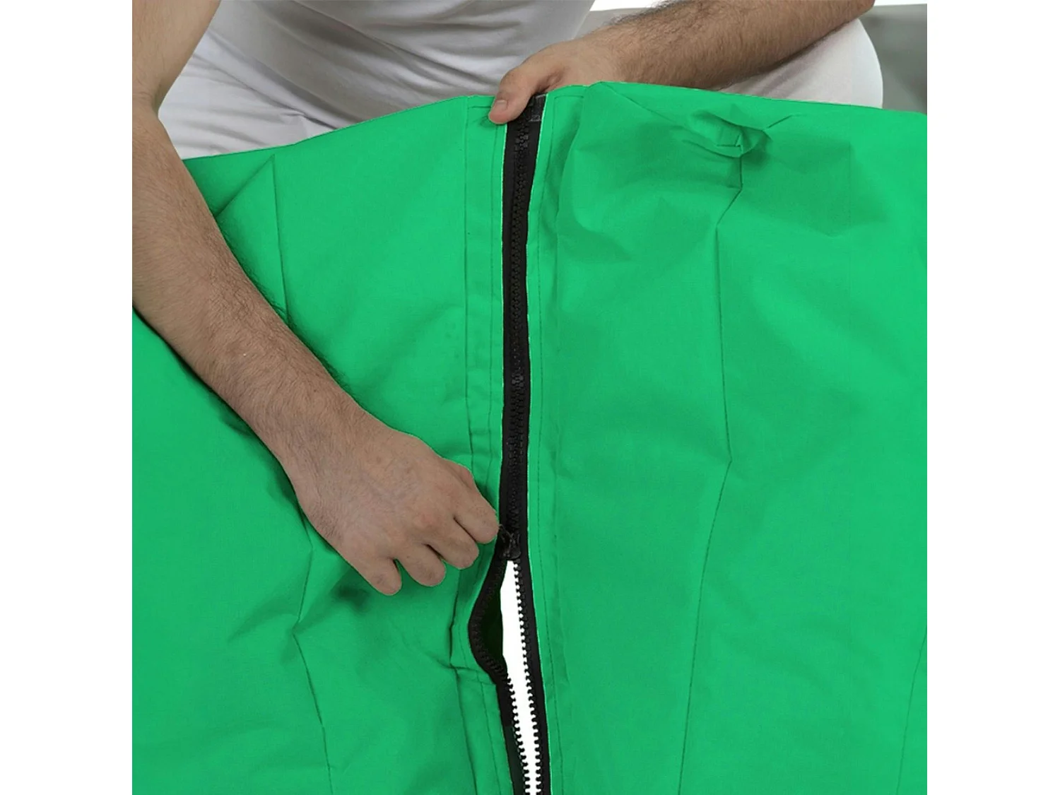 Pouf bain de soleil extérieur vert ARTA