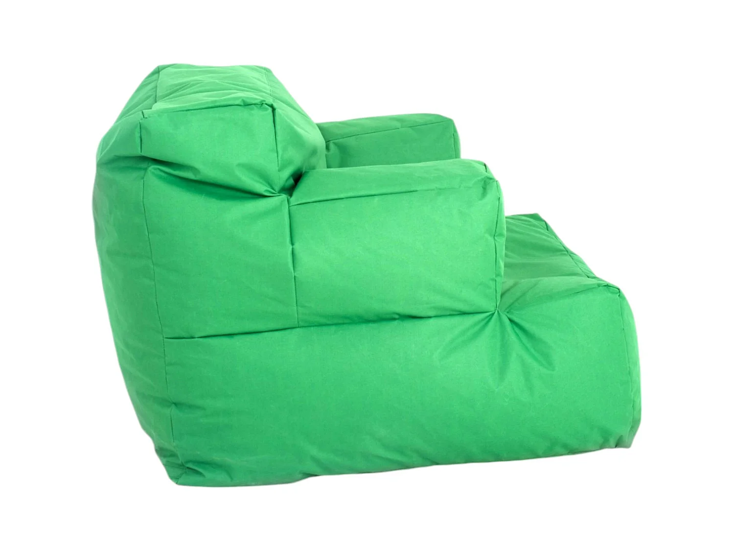 Pouf XXL extérieur avec accoudoirs - vert ARTA
