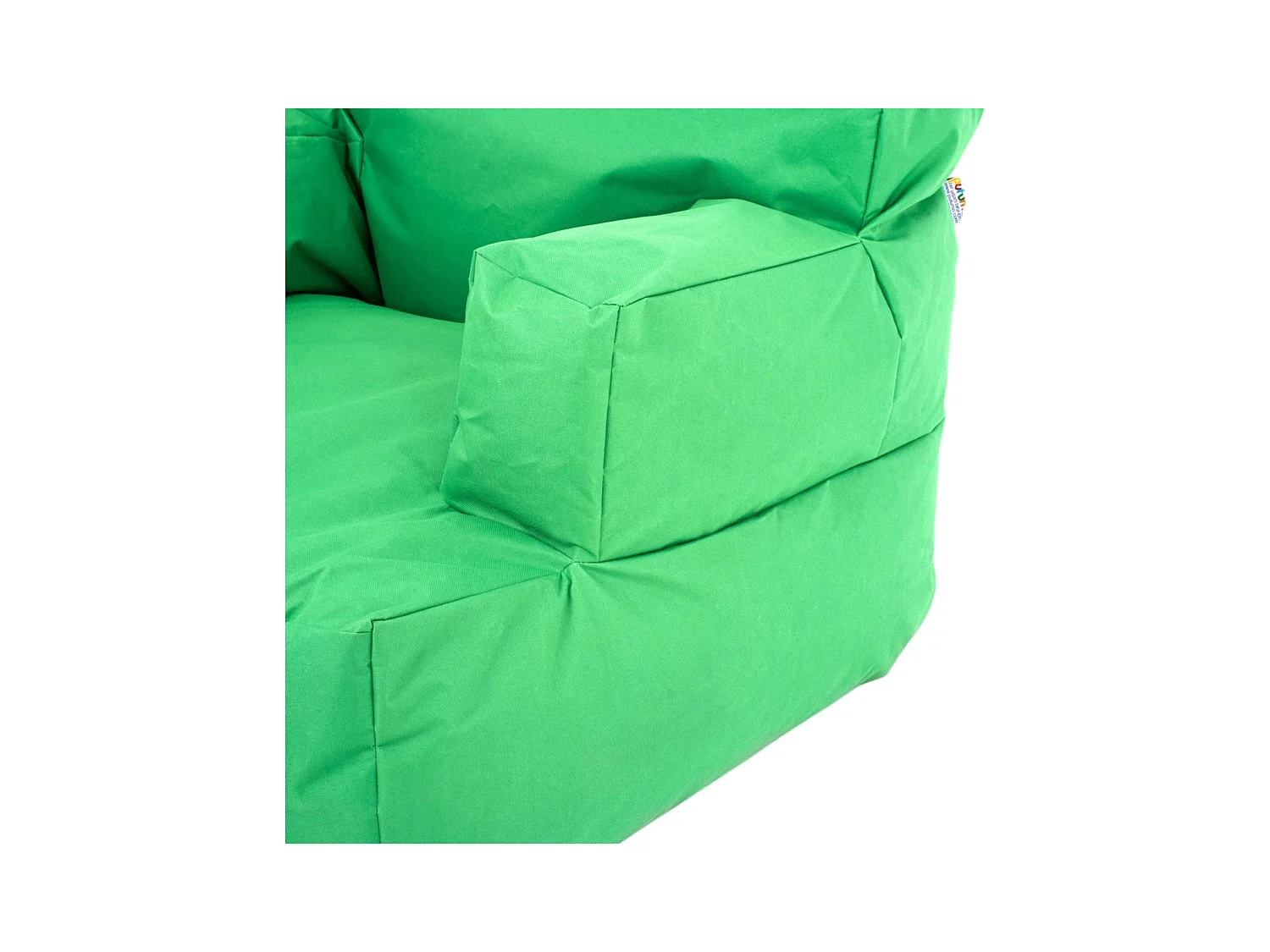 Pouf XXL extérieur avec accoudoirs - vert ARTA