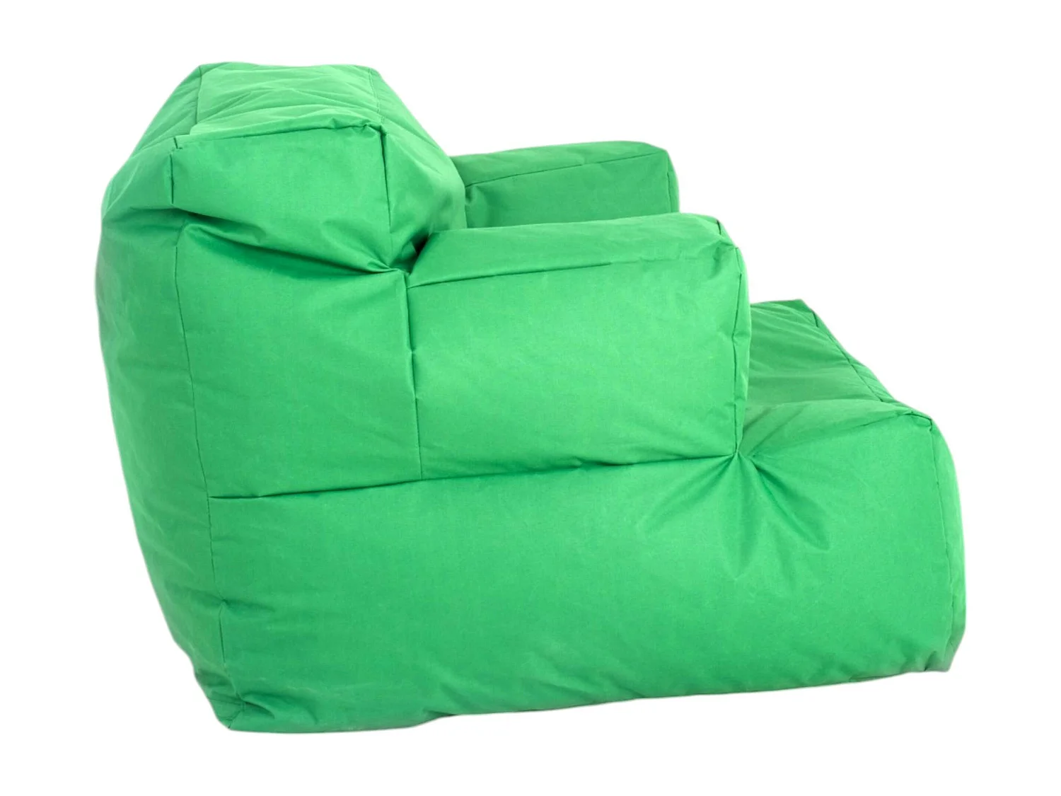 Pouf XXL extérieur avec accoudoirs - vert ARTA