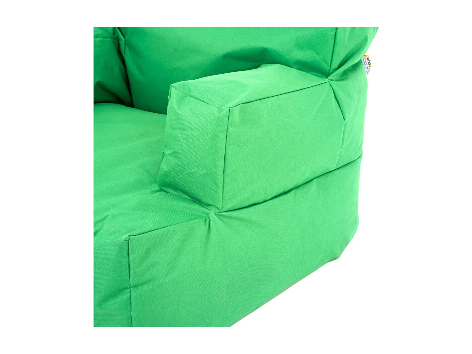 Pouf XXL extérieur avec accoudoirs - vert ARTA