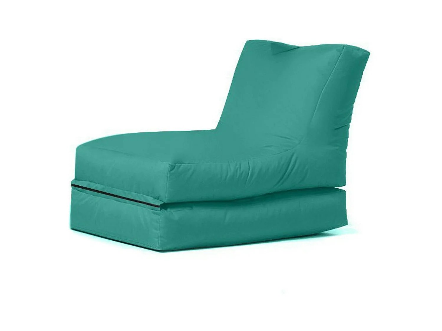 Pouf bain de soleil extérieur turquoise ARTA
