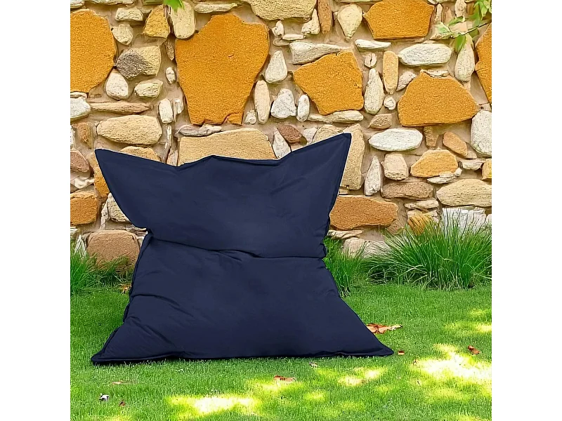 Pouf XXL extérieur bleu foncé 180 cm ARTA