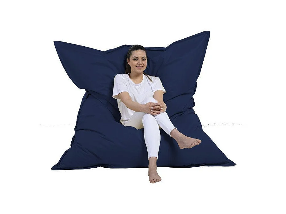 Pouf XXL extérieur bleu foncé 180 cm ARTA