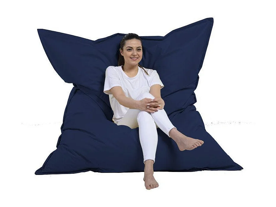 Pouf XXL extérieur bleu foncé 180 cm ARTA