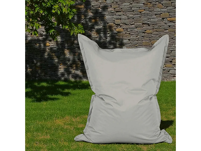 Pouf XXL extérieur gris 180 cm ARTA