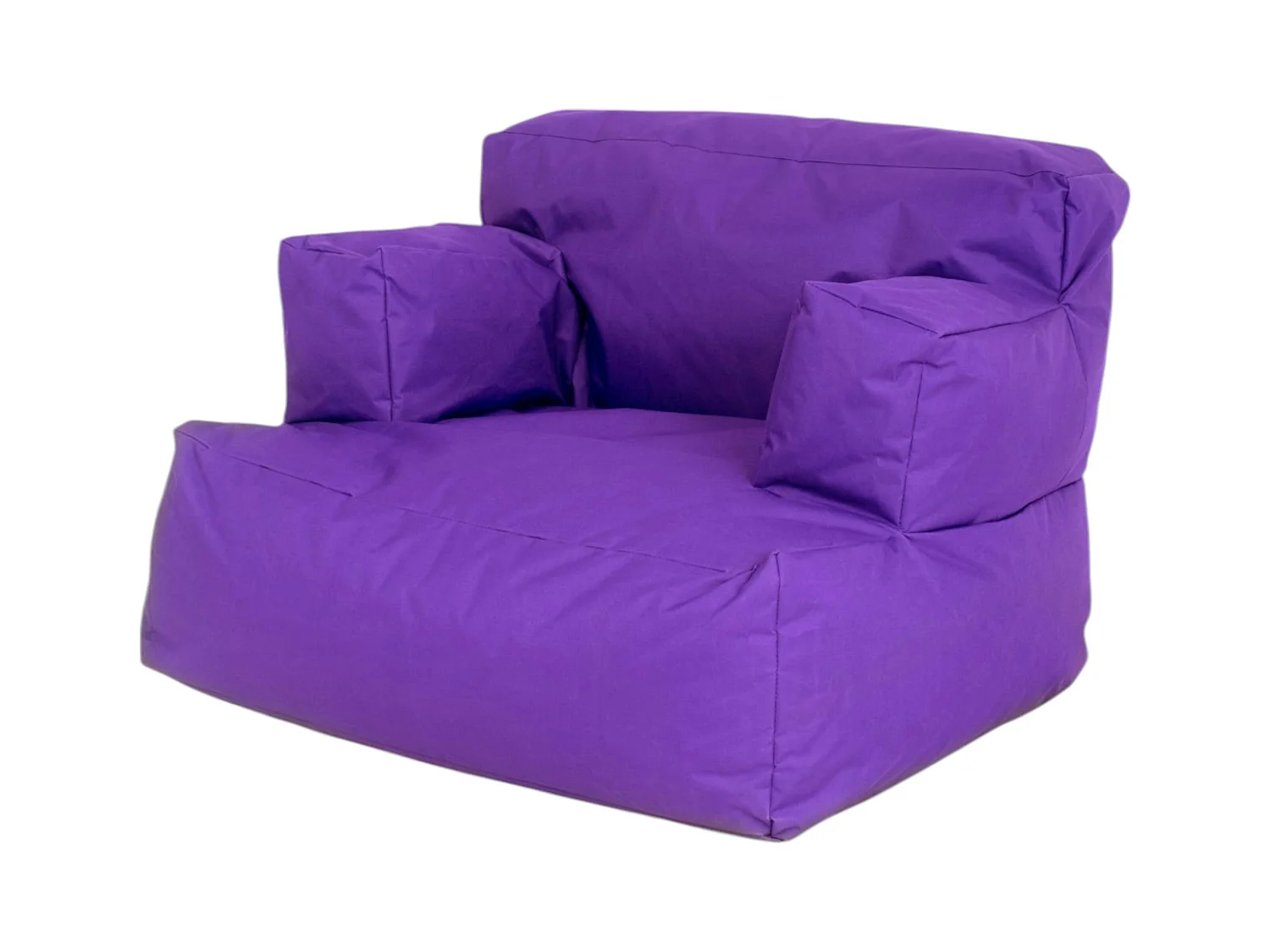Pouf XXL extérieur avec accoudoirs - violet ARTA