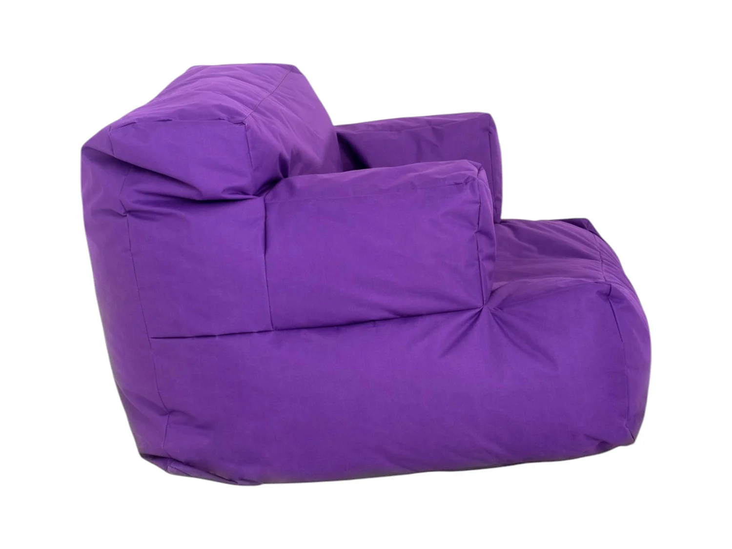 Pouf XXL extérieur avec accoudoirs - violet ARTA