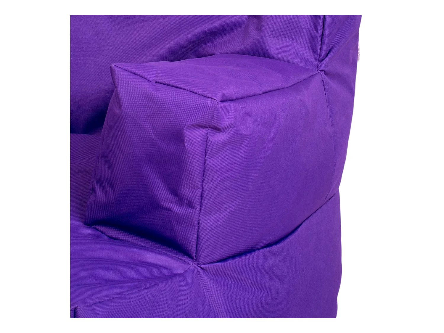 Pouf XXL extérieur avec accoudoirs - violet ARTA