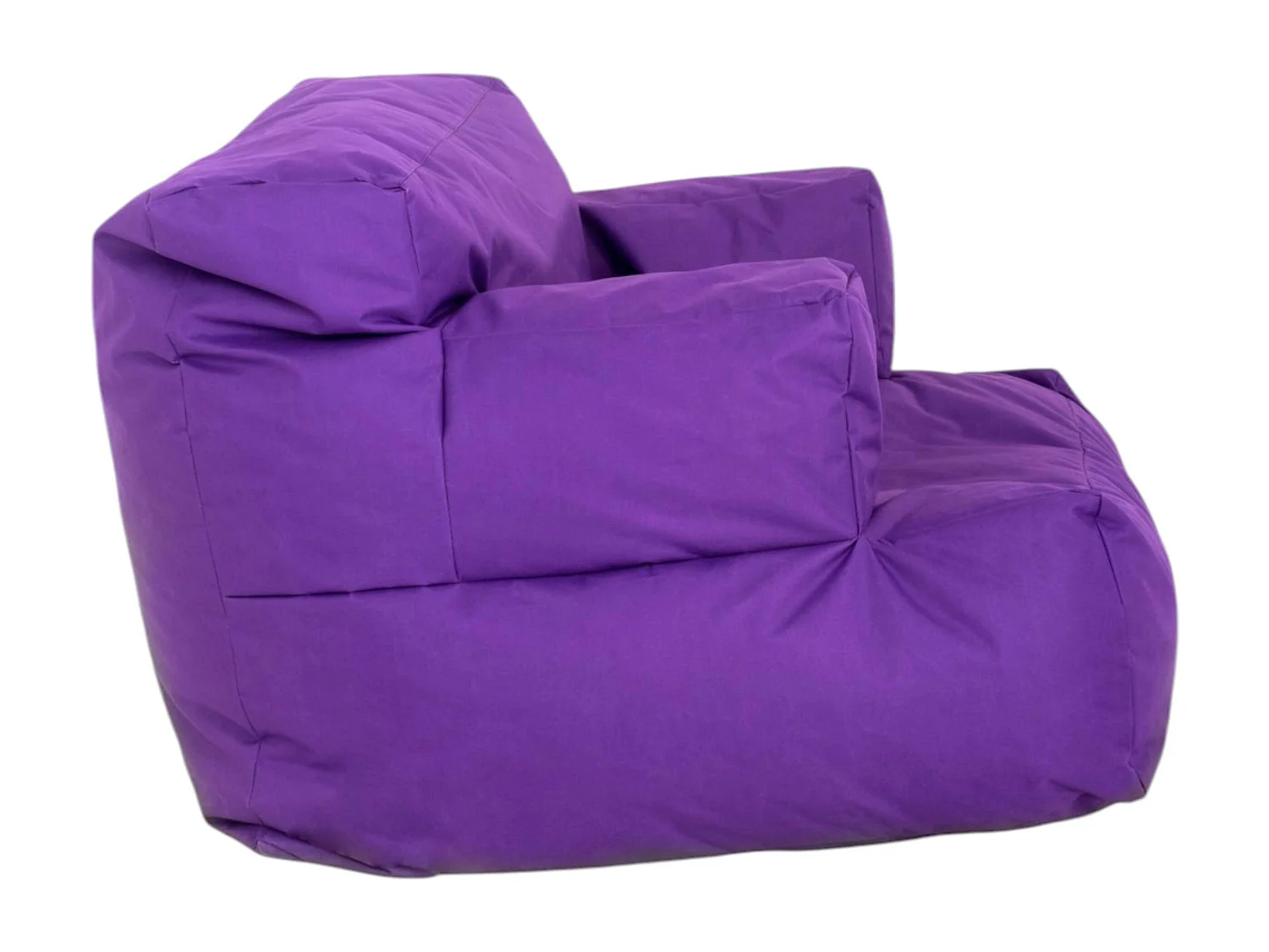 Pouf XXL extérieur avec accoudoirs - violet ARTA