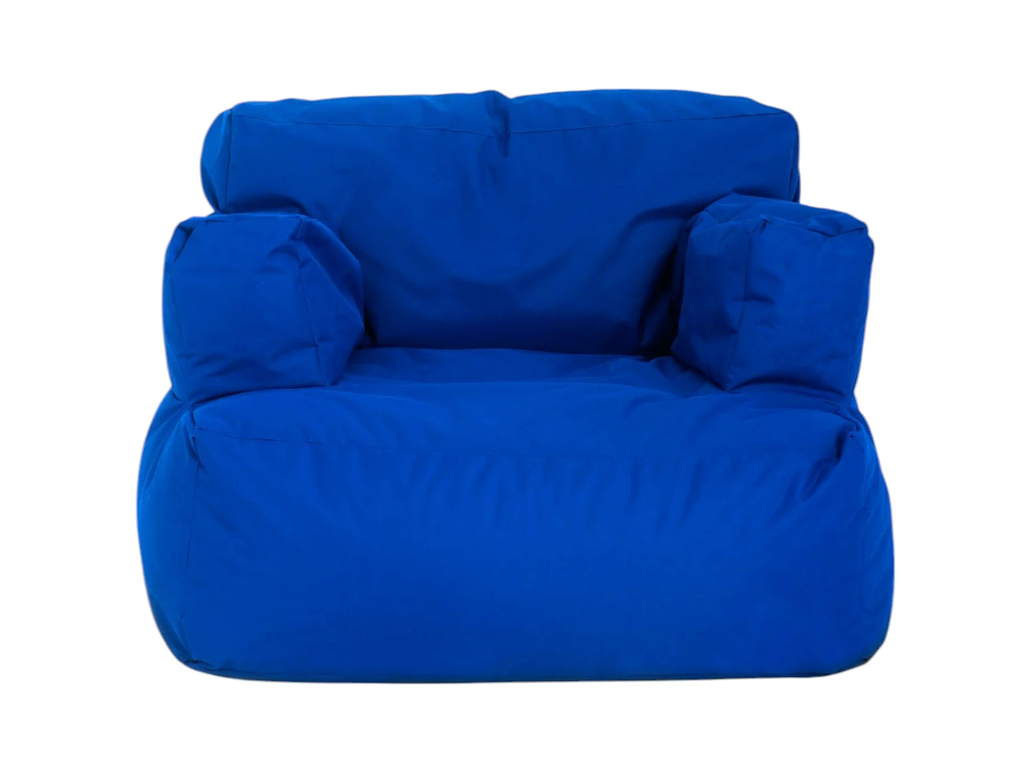Pouf XXL extérieur avec accoudoirs - bleu ARTA