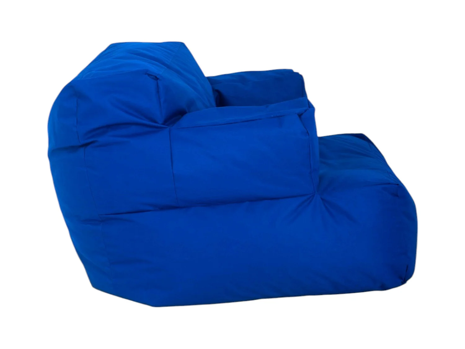Pouf XXL extérieur avec accoudoirs - bleu ARTA