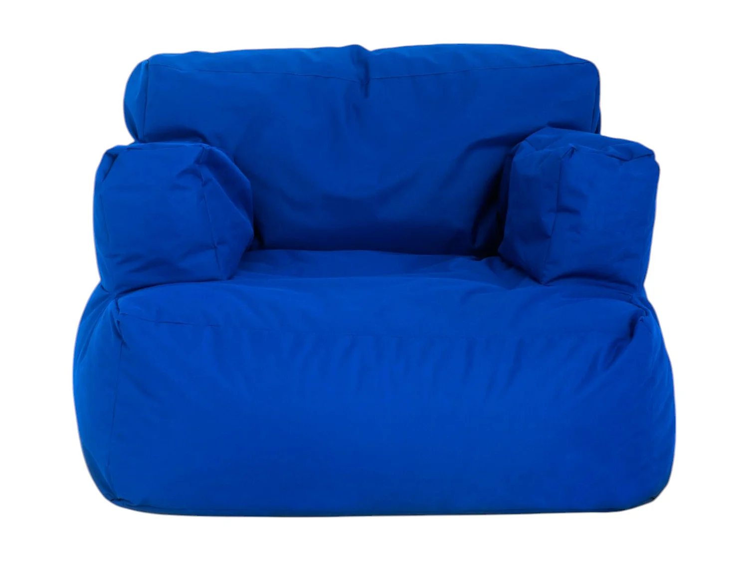 Pouf XXL extérieur avec accoudoirs - bleu ARTA
