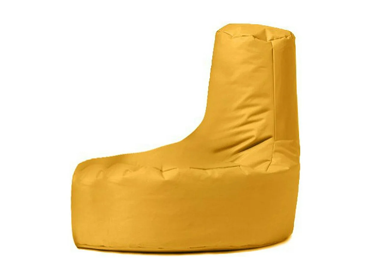 Pouf poire extérieur jaune ARTA