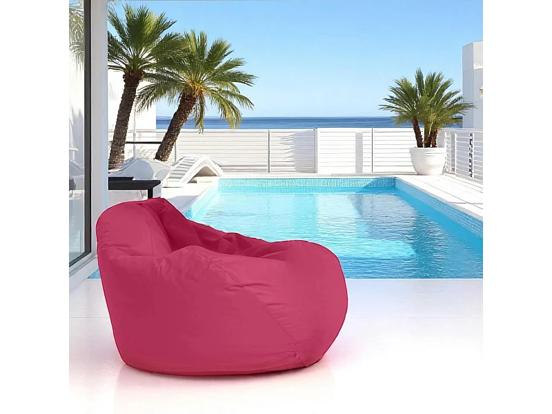 Pouf poire géant extérieur rose ARTA