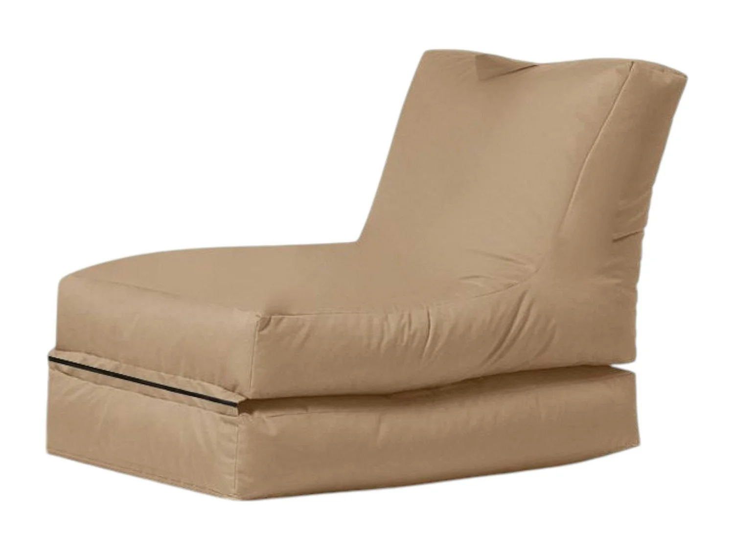 Pouf bain de soleil extérieur taupe ARTA
